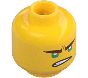 LEGO Lloyd s Barva opálení Vlasy Minifigurka Hlava (Zapuštěný pevný cvoček) (3626 / 33869)