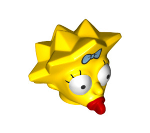 LEGO Maggie Simpson Hlava s Široký Oči (16368)