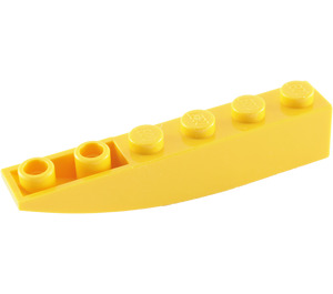 LEGO Yellow Sklon 1 x 6 Zakřivený Převrácený (41763 / 42023)