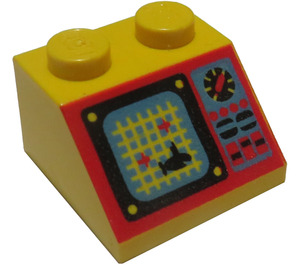 LEGO Sklon 2 x 2 (45°) s Sonar, Žralok, a Controls (3039 / 81822)