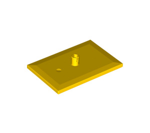LEGO Yellow Vlak Deska 4 x 6 Bogie bez výztuže (4025 / 18626)