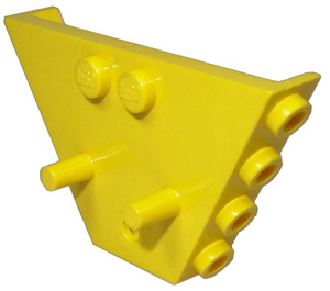 LEGO Trapezoid Tipper Koncovka 6 x 4 s Cvočky a Bars