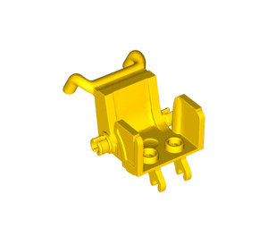LEGO Yellow Wheelchair s Kolík Axles (80440)