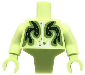 LEGO Žlutozelená Minifigurka Armour s Paže (34713)