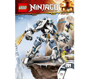 LEGO Zane's Titan Mech Battle 71738 Instrukce