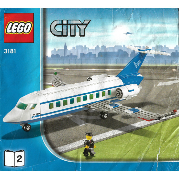 LEGO Passenger Plane Set 3181-1 Instructions | Saviory Bricks