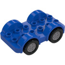 Duplo Auto s Černá Kola a stříbrný Hubcaps (11970 / 35026)