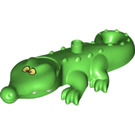 Duplo Alligator with Yellow Eyes (87969)