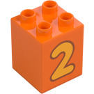 Duplo Kostka 2 x 2 x 2 s Number 2 (31110 / 77919)