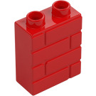 Duplo Kostka 1 x 2 x 2 s Kostka Zeď Vzor (25550)