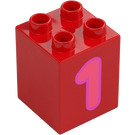 Duplo Kostka 2 x 2 x 2 s Number 1 (31110 / 77918)