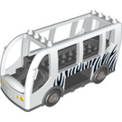 Duplo Bus with Zebra Stripes (64642)