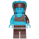 LEGO Aayla Secura s Tmavě azurová Skin Minifigurka