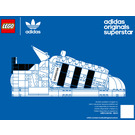 LEGO Adidas Originals Superstar 10282-1 Instrukce