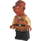 LEGO Admiral Ackbar s Medium Dark Tělová Robe Minifigurka