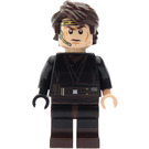 LEGO Anakin Skywalker s Dark Hnědá Nohy a Sluchátka Minifigurka