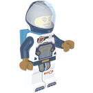 LEGO Astronaut s Dark Modrá Vesmírná přilba a Jet Pack Minifigurka