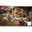 LEGO Atrociraptor Dinosaur: Bike Chase 76945 Instructions