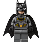 LEGO Batman s Dark Stone Šedá Oblek a Gold Outline Pás s Spongy Plášť Minifigurka