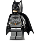 LEGO Batman s Dark Stone Šedá Oblek a Gold Outline Pás s Stretchy Plášť Minifigurka