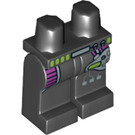 LEGO Alien Pilot Nohy s Dark Pink Noha Protectors a stříbrný Machinery (3815)