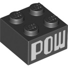 LEGO Kostka 2 x 2 s "POW" (3003 / 68918)