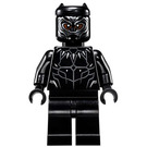 LEGO Černá Panther s Hnědá Oči Minifigurka