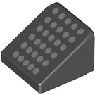 LEGO Sklon 1 x 1 (31°) s Šedá Dots (35338 / 72297)