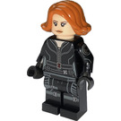 LEGO Black Widow s Krátké vlasy s Printed Nohy a Paže Minifigurka