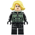 LEGO Černá Widow s Žlutá Krátké vlasy Minifigurka