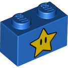 LEGO Kostka 1 x 2 s Super Star se spodní trubkou (3004 / 76888)