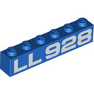 LEGO Kostka 1 x 6 s "LL928" (3009 / 72198)