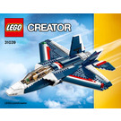 LEGO Blue Power Jet 31039 Instructions