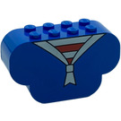 LEGO Sklon Kostka 2 x 6 x 3 s Zakřivený Ends s Šátek (30075)