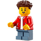 LEGO Boy s Red Jacket Minifigurka