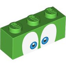 LEGO Kostka 1 x 3 s Modrá Eyes 'Larry' (76885 / 103801)
