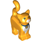 LEGO Standing Kočka s Dlouho ocasní plocha s Collar a White Chest (67805 / 80829)