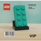 LEGO Buildable 2x4 Teal Brick 6346102