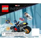 LEGO Captain America and Hydra Face-Off Set 76189 Instructions