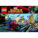 LEGO Captain America's Avenging Cycle 6865 Instrukce