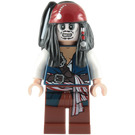 LEGO Kapitán Jack Sparrow s Kostra Tvář Minifigurka