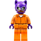 LEGO Catwoman s oranžová Arkham Jumpsuit Minifigurka