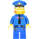 LEGO Chief Wiggum s Doughnut Frosting na Tvář a Košile Minifigurka