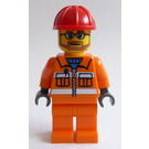 LEGO City Bearded Konstrukce Worker Minifigurka