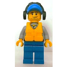 LEGO Coast Hlídat Crew Member s Headphones Minifigurka