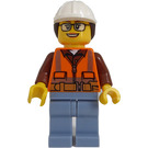 LEGO Stavební dělník Minifigurka