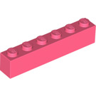 LEGO Coral Kostka 1 x 6 (3009)
