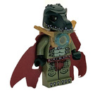 LEGO Cragger With Dark Red Torn Cape, Pearl Gold Shoulder Armour, and Chi Minifigure