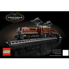 LEGO Crocodile Locomotive Set 10277 Instructions