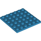LEGO Dark Azure Deska 6 x 6 (3958)